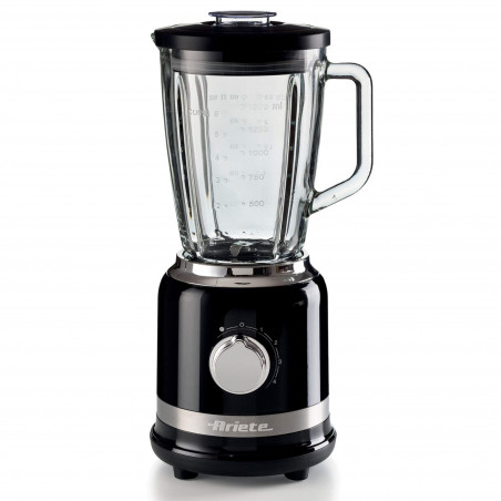 Μπλέντερ MODERNA 0585/02, 1000W, 4 λεπίδες, 1.5 l, 4 ταχύτητες + παλμός, γυάλινη κανάτα, Μαύρο