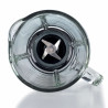 Μπλέντερ MODERNA 0585/02, 1000W, 4 λεπίδες, 1.5 l, 4 ταχύτητες + παλμός, γυάλινη κανάτα, Μαύρο
