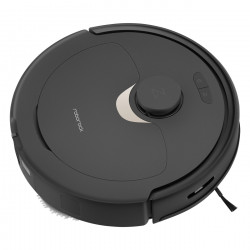 Ρομποτική ηλεκτρική σκούπα Roborock Q Revo S QRS52-00 7000 Pa, 5200 mAh, 80W, 3D χαρτογράφηση LiDar, σταθμός φόρτισης, αυτονομία έως 3 ώρες, Μαύρο