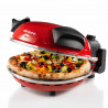 Ηλεκτρικός φούρνος πίτσας Ariete "Pizza in 4 minutes" 0909/10, 1200W, 32 cm, Μέχρι 400C, 5 επίπεδα, Πέτρινη πλάκα, Αντικολλητική επίστρωση, Κόκκινο