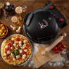 Ηλεκτρικός φούρνος πίτσας Ariete "Pizza in 4 minutes" 0917/00, 1200W, 32 cm, Μέχρι 400C, 5 επίπεδα, Πέτρινη πλάκα, Αντικολλητική επίστρωση, Μαύρο