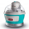 Παγωτομηχανή Ariete PARTY TIME 0643/01, 12W, 1,5 l, 30 min, Αφαιρούμενο μπολ, Τυρκουάζ