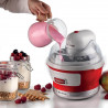 Παγωτομηχανή Ariete PARTY TIME 0643/00, 12W, 1.5 l, 30 min, Κινητό μπολ, Κόκκινο