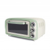 Ηλεκτρικός φούρνος Ariete VINTAGE 0979/04, 1380 W, 18 l, 3 λειτουργίες, Μέχρι 230C, Διπλό θερμικό τζάμι, Χρονοδιακόπτης 60 λεπτά, Λευκό/Πράσινο