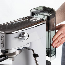 Καφετιέρα Ariete ESPRESSO SLIM MODERNA 1381/14, 1300W, 15 bar, 1.1 l, Ground και ESE, Λευκό