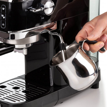 Καφετιέρα Ariete ESPRESSO SLIM MODERNA 1381/32, 1300W, 15 bar, 1.1 l, αλεσμένος και ESE, Μαύρο