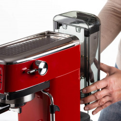Καφετιέρα Ariete ESPRESSO SLIM MODERNA 1381/33, 1300W, 15 bar, 1.1 l, Ground και ESE, Κόκκινο