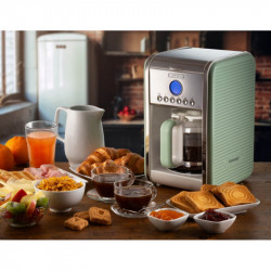 Καφετιέρα Ariete VINTAGE AMERICANO 1342/04, 960W, 2.1 l, Χρονοδιακόπτης, Προγραμματισμός, Παύση, Πράσινο