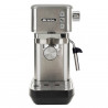 Μηχανή εσπρέσο Ariete ESPRESSO METAL SLIM 1380/10, 1300W, 15 bar, 1.1 l, Προσαρμοζόμενο μήκος καφέ, Inox