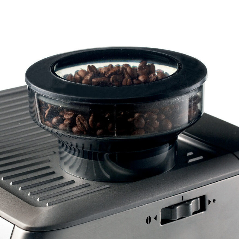 Μηχανή εσπρέσο Ariete ESPRESSO METAL PRO 1312/10, 1600W, 15 bar, 2 l, Οθόνη αφής, Ενσωματωμένος μύλος με 11 στάδια, Ανοξείδωτο, Inox