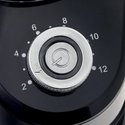 Ηλεκτρικός μύλος καφέ Ariete COFFEE GRINDER 3023/00, 200W, 200 g, 14 επίπεδα άλεσης, 2-12 φλιτζάνια, Μαύρο