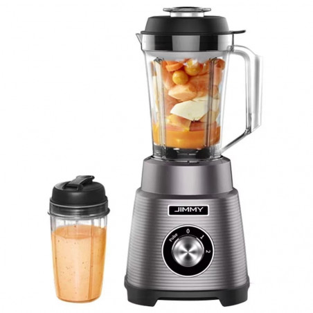 Μπλέντερ JIMMY B32, 700W, 0.9 l, 22000 rpm, 2 ταχύτητες+Pulse, τετραπλή λεπίδα από χάλυβα, αυτοκαθαριζόμενο, Γκρι