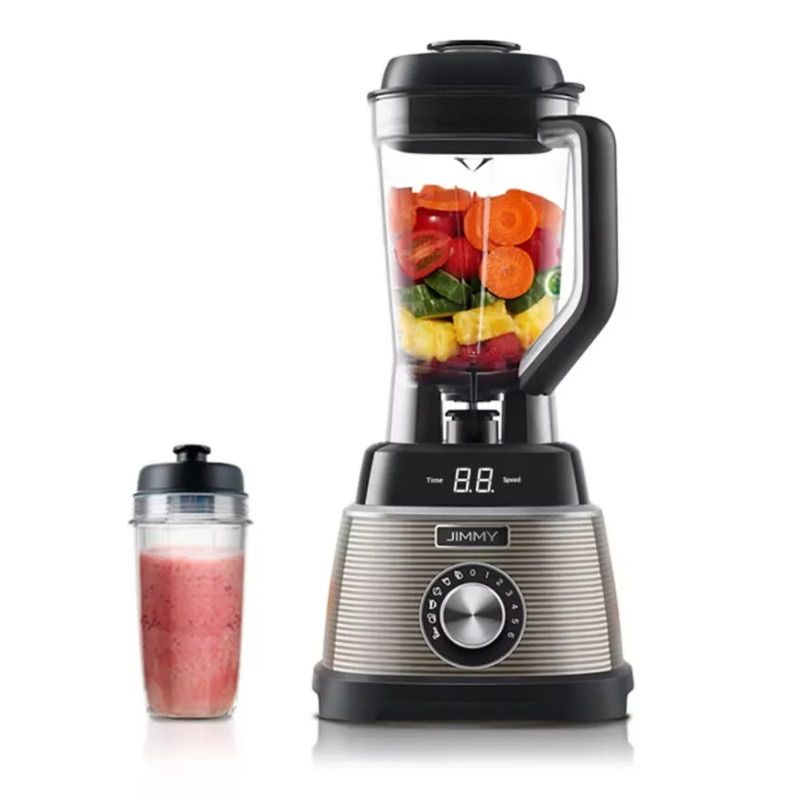 Μπλέντερ JIMMY B53, 1000W, 1.5 l κανάτα χωρίς BPA, 25000 rpm, 6 ταχύτητες+Pulse, 5 αυτόματες λειτουργίες, αυτοκαθαρισμός, LED, Γκρι