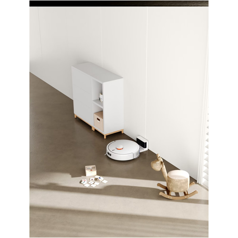Ρομποτική ηλεκτρική σκούπα Xiaomi S20 BHR8629EU, 45W, 3200mAh, 5000Pa, Δοχείο σκόνης 400 ml, Δοχείο νερού 270 ml, Πλοήγηση με λέιζερ LDS, Λευκό