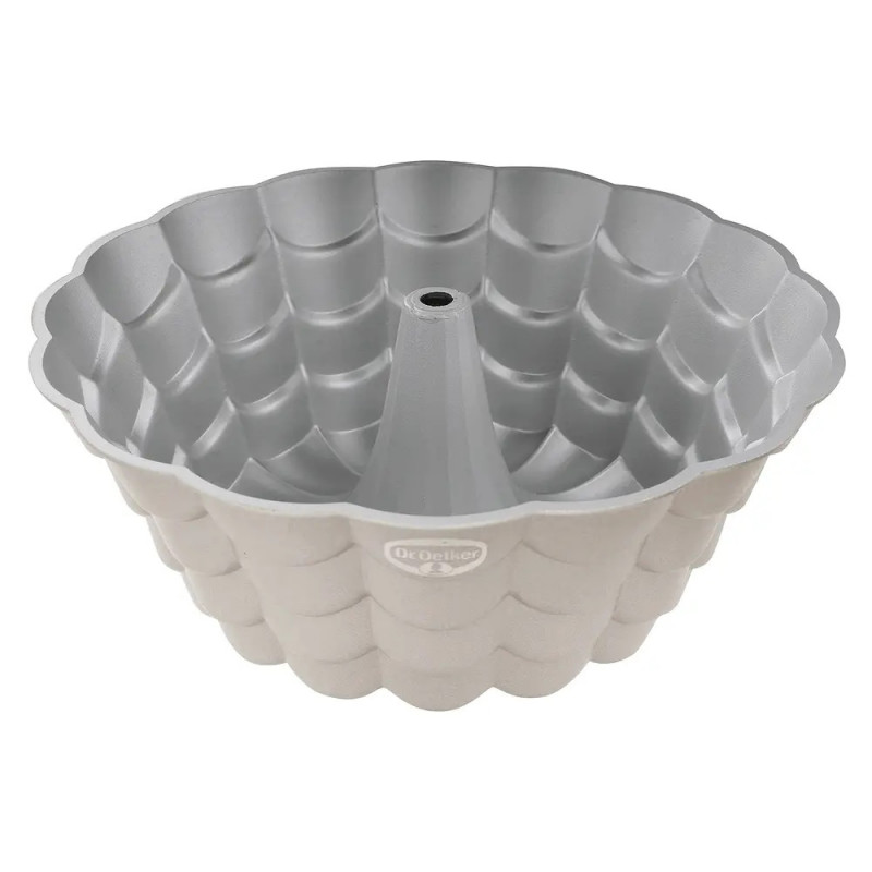 Δίσκος ψησίματος Dr.Oetker Floral 2551, 24 cm, Στρογγυλός, Χυτό αλουμίνιο, Ασημί