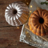 Δίσκος ψησίματος Dr.Oetker Floral 2551, 24 cm, Στρογγυλός, Χυτό αλουμίνιο, Ασημί