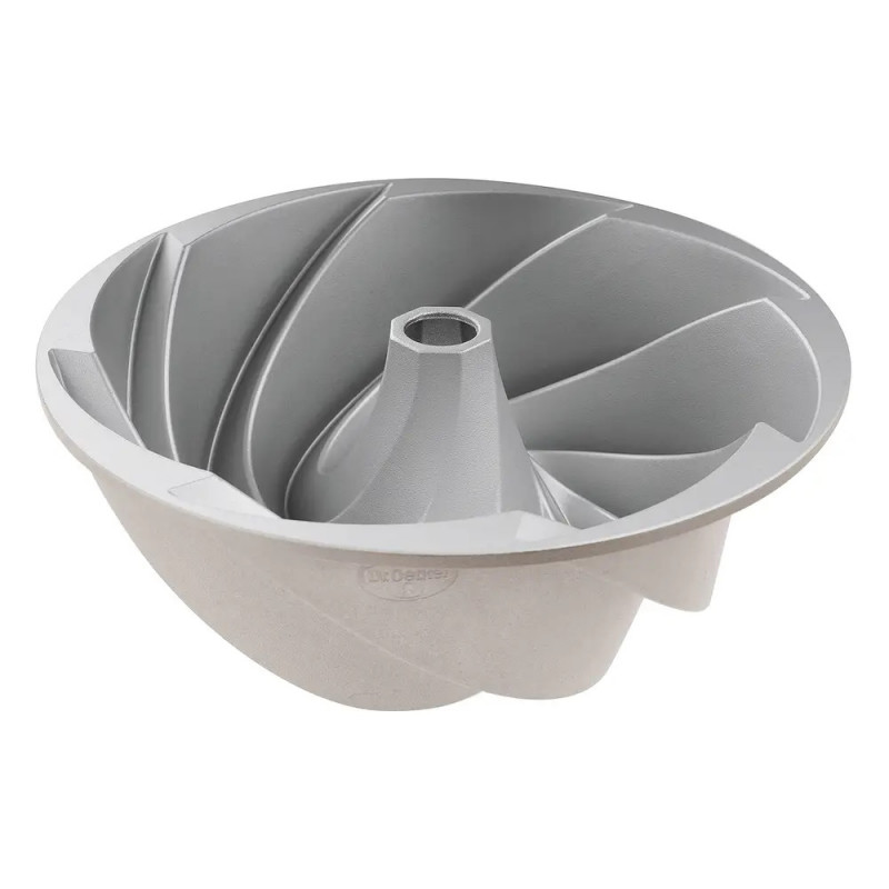 Dr.Oetker Twist Baking Mould 2552, 22 cm, Στρογγυλό, Χυτό αλουμίνιο, Ασημί