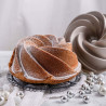 Dr.Oetker Twist Baking Mould 2552, 22 cm, Στρογγυλό, Χυτό αλουμίνιο, Ασημί