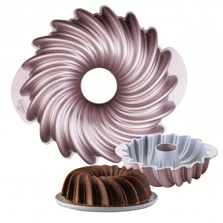 Dr.Oetker Creative Sun 2555, 24 cm, Στρογγυλό, Χυτό αλουμίνιο, Ροζ χρυσό