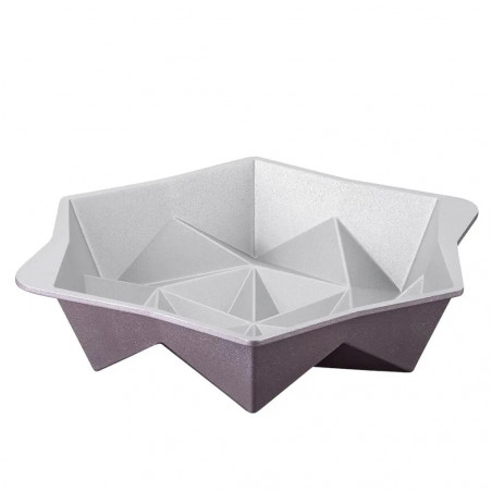 Dr.Oetker Origami 2556, 28 cm, Καλούπι Origami, Χυτό αλουμίνιο, Ροζ χρυσό