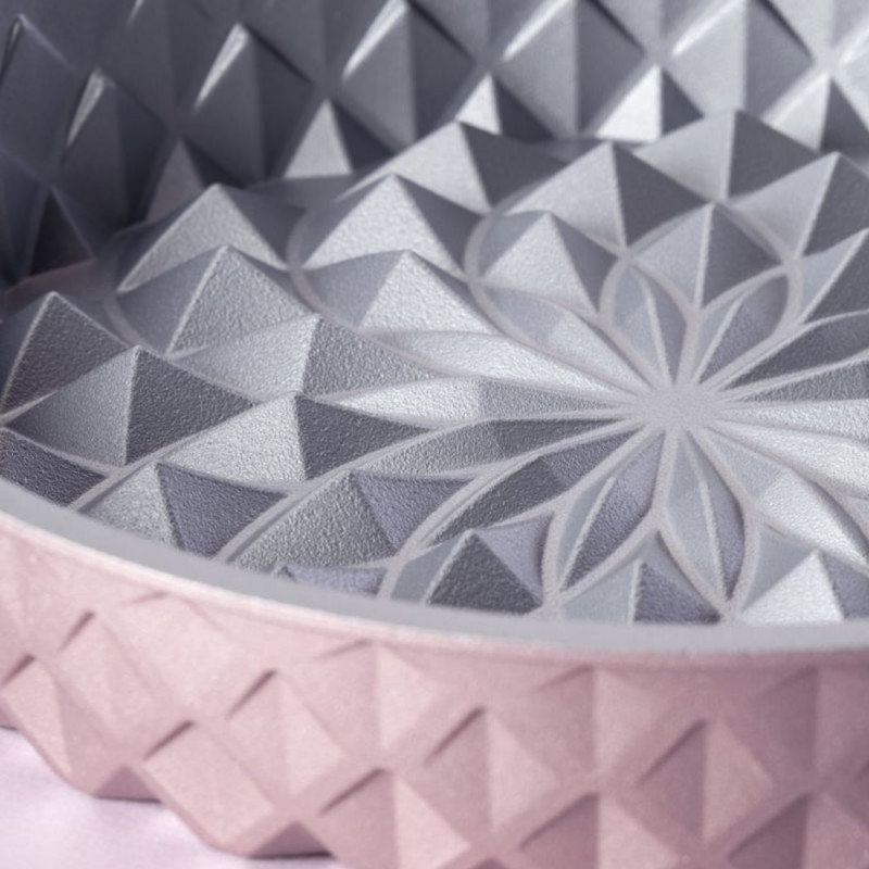 Dr.Oetker Mandala 2557, 26 cm, Στρογγυλό, Χυτό αλουμίνιο, Ροζ χρυσό