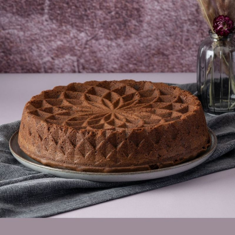 Dr.Oetker Mandala 2557, 26 cm, Στρογγυλό, Χυτό αλουμίνιο, Ροζ χρυσό