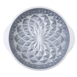Dr.Oetker Mandala 2557, 26 cm, Στρογγυλό, Χυτό αλουμίνιο, Ροζ χρυσό