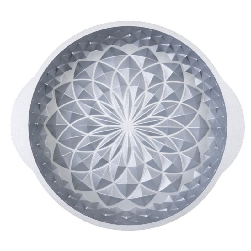 Dr.Oetker Mandala 2557, 26 cm, Στρογγυλό, Χυτό αλουμίνιο, Ροζ χρυσό