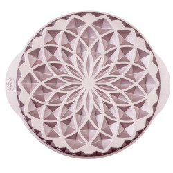 Dr.Oetker Mandala 2557, 26 cm, Στρογγυλό, Χυτό αλουμίνιο, Ροζ χρυσό