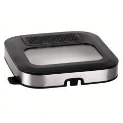 Φριτέζα Elite EDF-1103, 1200W, 2.5 l, 150-190C, 6 προγράμματα, Καπάκι με παράθυρο και φίλτρο, πλακέτα PCB, Μαύρο/inox