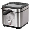 Φριτέζα Elite EDF-1102, 1200W, 2,5 l, 150-190C, παράθυρο παρατήρησης, φίλτρο οσμών, Inox/μαύρο