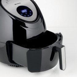 Φριτέζα ζεστού αέρα Ariete AIRY FRYER XXL 4618/00, 1800W, 5,5 l, 7 προγράμματα, Χρονοδιακόπτης, Οθόνη αφής LCD, Μαύρο