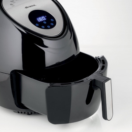 Φριτέζα ζεστού αέρα Ariete AIRY FRYER XXL 4618/00, 1800W, 5,5 l, 7 προγράμματα, Χρονοδιακόπτης, Οθόνη αφής LCD, Μαύρο