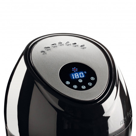 Φριτέζα ζεστού αέρα Ariete AIRY FRYER XXL 4618/00, 1800W, 5,5 l, 7 προγράμματα, Χρονοδιακόπτης, Οθόνη αφής LCD, Μαύρο