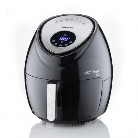 Φριτέζα ζεστού αέρα Ariete AIRY FRYER XXL 4618/00, 1800W, 5,5 l, 7 προγράμματα, Χρονοδιακόπτης, Οθόνη αφής LCD, Μαύρο
