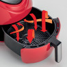 Φριτέζα ζεστού αέρα Ariete AIRY FRYER XXL 4618/01, 1800W, 5.5 l, 7 προγράμματα, χρονοδιακόπτης, οθόνη αφής LCD, Κόκκινο