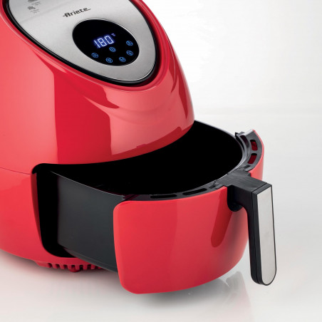 Φριτέζα ζεστού αέρα Ariete AIRY FRYER XXL 4618/01, 1800W, 5.5 l, 7 προγράμματα, χρονοδιακόπτης, οθόνη αφής LCD, Κόκκινο