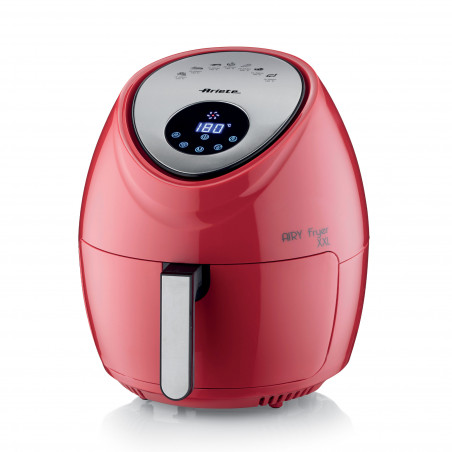 Φριτέζα ζεστού αέρα Ariete AIRY FRYER XXL 4618/01, 1800W, 5.5 l, 7 προγράμματα, χρονοδιακόπτης, οθόνη αφής LCD, Κόκκινο