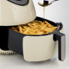 Φριτέζα ζεστού αέρα Ariete AIRY FRYER XXL 4618/02, 1800W, 5.5 l, 7 προγράμματα, χρονοδιακόπτης, οθόνη αφής LCD, Μπεζ