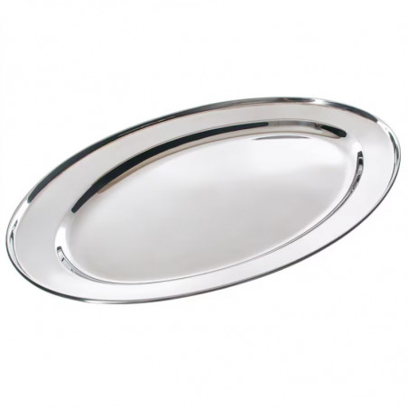 Πιάτο σερβιρίσματος Kinghoff KH 1232, 40 cm, Οβάλ, Inox