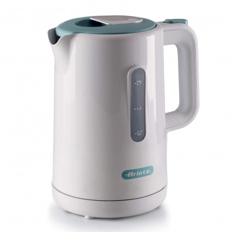 Ηλεκτρικός βραστήρας Ariete BREAKFAST 2846/01, 2200W, 1.7 l, Αυτόματη διακοπή λειτουργίας, Αφαιρούμενο φίλτρο, Λευκό