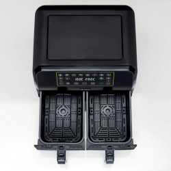 Ariete DUAL 4623/00, 1700W, 8 l, 8 προγράμματα, 35-200C, Sync, LCD οθόνη αφής, Μαύρο