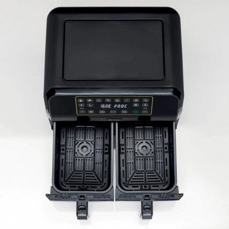 Ariete DUAL 4623/00, 1700W, 8 l, 8 προγράμματα, 35-200C, Sync, LCD οθόνη αφής, Μαύρο