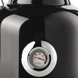 Ηλεκτρικός βραστήρας Ariete MODERNA 2854/02, 2000W, 1.7 l, Θερμόμετρο, ασύρματη βάση 360C, Αφαιρούμενο φίλτρο, Μαύρο