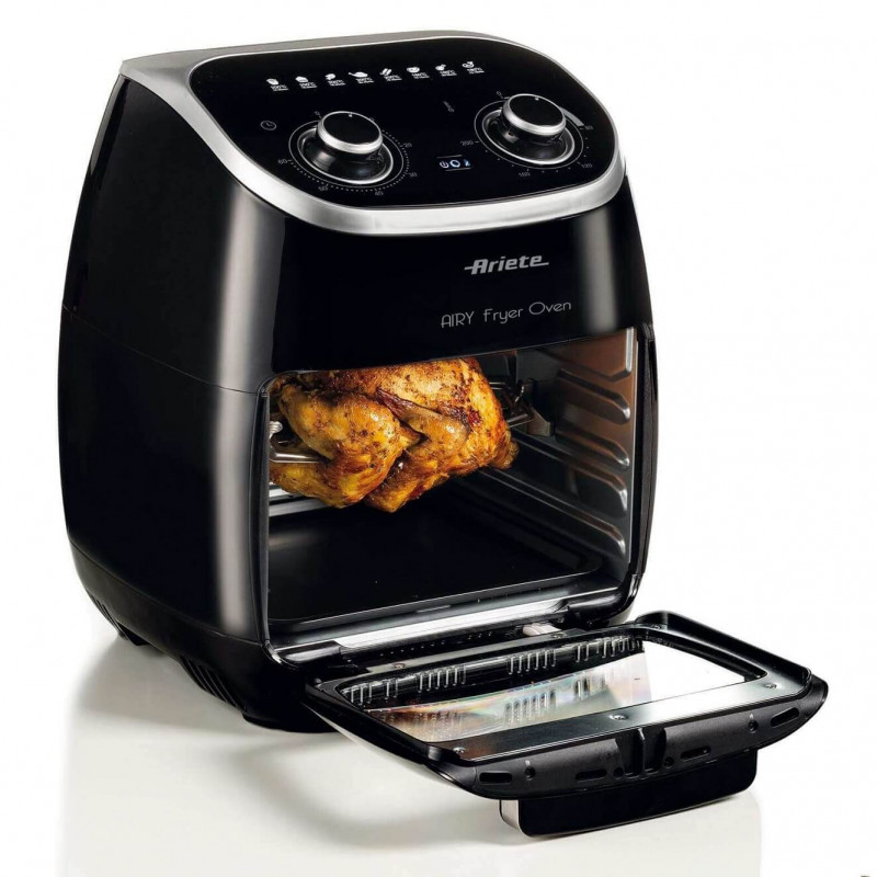 Ariete ΦΟΥΡΝΟΣ AIRY 4619/00, 2000W, 11 l, 8 προγράμματα, 80-200C, Ψησταριά, Χρονοδιακόπτης, Μαύρο
