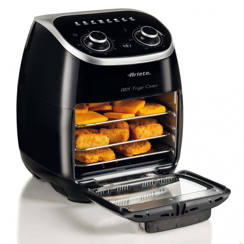 Ariete ΦΟΥΡΝΟΣ AIRY 4619/00, 2000W, 11 l, 8 προγράμματα, 80-200C, Ψησταριά, Χρονοδιακόπτης, Μαύρο