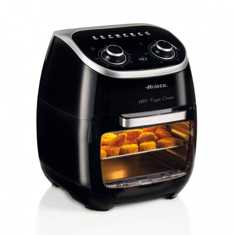 Ariete ΦΟΥΡΝΟΣ AIRY 4619/00, 2000W, 11 l, 8 προγράμματα, 80-200C, Ψησταριά, Χρονοδιακόπτης, Μαύρο
