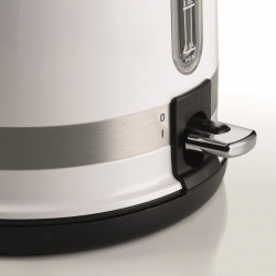 Ηλεκτρικός βραστήρας Ariete MODERNA 2854/01, 2000W, 1.7 l, Θερμόμετρο, ασύρματη βάση 360C, Αφαιρούμενο φίλτρο, Λευκό