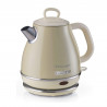 Ηλεκτρικός βραστήρας Ariete VINTAGE 2868/03, 1630W, 1 l, Μεταλλικό σώμα, Γρήγορο βράσιμο, Ασύρματη βάση, Μπεζ