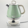 Ηλεκτρικός βραστήρας Ariete VINTAGE 2868/04, 1630W, 1 l, Μεταλλικό σώμα, Γρήγορο βράσιμο, Ασύρματη βάση, Πράσινο